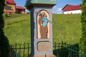 Kapliczki Figury i Krzyże Przydrożne w Olszynach